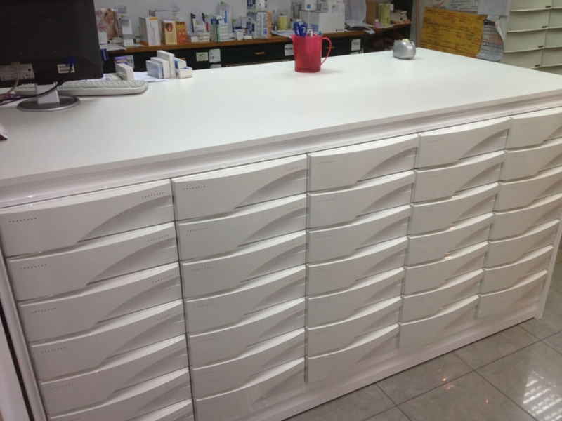 Cajoneras para farmacia Madestan Farmacias